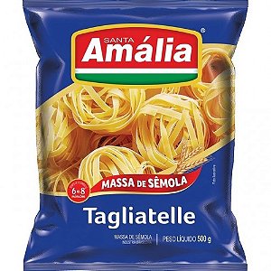 Macarrao Tagliatelle Semola Santa Amalia N°10 - Embalagem 16X500 GR - Preço Unitário R$4,81