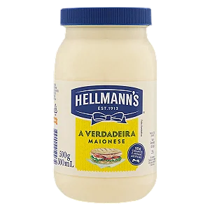 Maionese Hellmanns Tradicional Pet 500Gr - Embalagem 12X500 GR - Preço Unitário R$9,92
