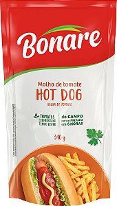 Molho De Tomate Bonare Sache Hot Dog - Embalagem 24X340 GR - Preço Unitário R$1,86
