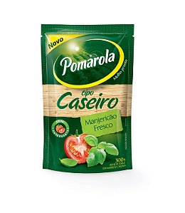 Molho De Tomate Pomarola Sache Caseiro Manjericao - Embalagem 24X300 GR - Preço Unitário R$3,55