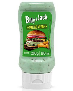 Molho Verde Billy Jack - Embalagem 1X200 GR