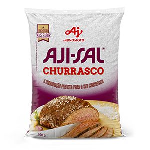 Sal Grosso Para Churrasco Aji - Embalagem 1X500 GR