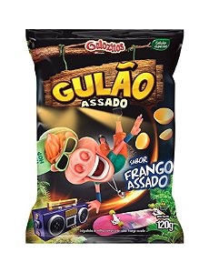 Salgadinho Laminado Gulao Frango Assado - Embalagem 10X120 GR - Preço Unitário R$3,12