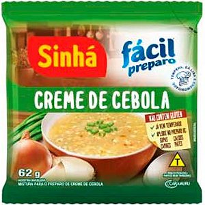 Sopa Sinha Creme De Cebola - Embalagem 12X62 GR - Preço Unitário R$3,52