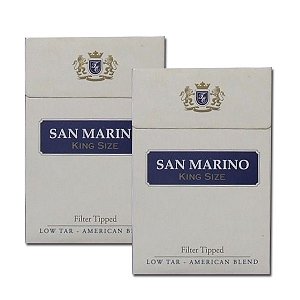 Cigarro San Marino Box Azul - Embalagem 10X1 UN - Preço Unitário R$4,14