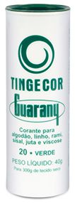 Corante Para Tecidos Tintol Guarany Verde 20 - Embalagem 12X40 GR - Preço Unitário R$2,69