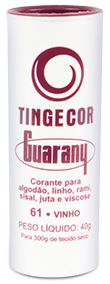 Corante Para Tecidos Tintol Guarany Vinho 61 - Embalagem 12X40 GR - Preço Unitário R$2,7