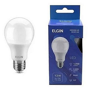 Lampada De Led Elgin Bulbo 12W/A60 Branca Bivolt - Embalagem 1X1 UN