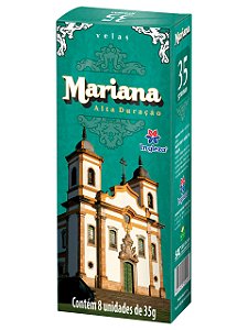 Vela Mariana 35 Gramas - Embalagem 25X8 UN - Preço Unitário R$10,62