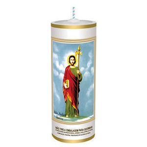 Vela Votiva Sao Domingos 320G Sao Judas - Embalagem 12X1 UN - Preço Unitário R$13,98