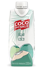 Agua De Coco Do Vale Integral - Embalagem 12X330 ML - Preço Unitário R$4,33