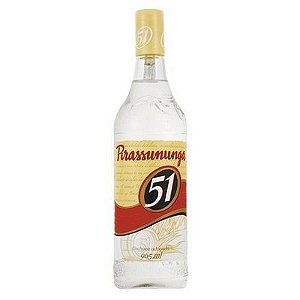 Cachaça 51 Tradicional - Embalagem 12X965 ML - Preço Unitário R$12,91