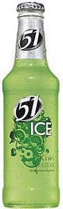 Vodka Ice 51 Long Neck Kiwi - Embalagem 6X275 ML - Preço Unitário R$5,7