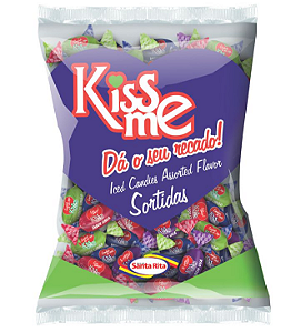 Bala Kiss Me Sortida Santa Rita - Embalagem 1X525 GR