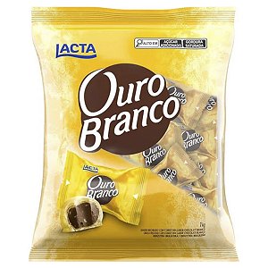 Bombom Ouro Branco Pacote 1Kg - Embalagem 1X1 KG