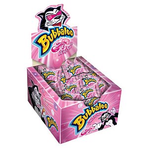 Chiclete Bubbaloo Tutti Frutti Rosa - Embalagem 1X60 UN