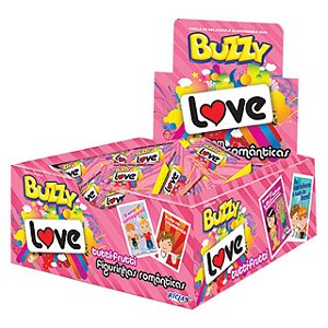 Chiclete Buzzy Love Tutti Frutti - Embalagem 1X100 UN