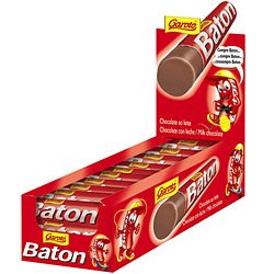 Chocolate Baton Garoto Preto - Embalagem 30X1 UN - Preço Unitário R$1,07