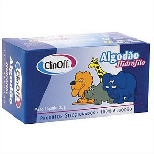 Algodao Clin Off Rolo - Embalagem 1X25 GR