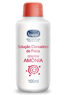 Amonia Ideal Soluçao Clareadora De Pelos - Embalagem 12X100 ML - Preço Unitário R$1,75
