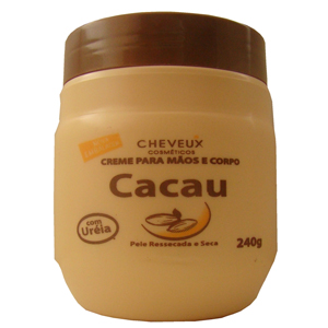 Creme De Pele Maos E Corpo Cheveux Cacau Pote - Embalagem 12X240 GR - Preço Unitário R$11,61