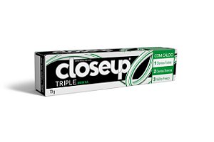 Creme Dental Close Up Triple Menta - Embalagem 12X70 GR - Preço Unitário R$2,54