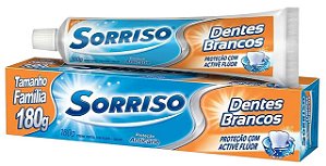 Creme Dental Sorriso Dentes Brancos - Embalagem 12X180 GR - Preço Unitário R$6,39