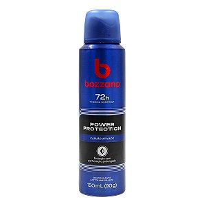Desodorante Aerossol Bozzano Power Protection Carvão Ativado - Embalagem 1X150 ML