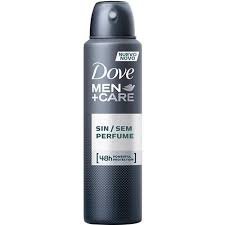 Desodorante Aerossol Dove Masculino Sem Perfume - Embalagem 1X89 GR
