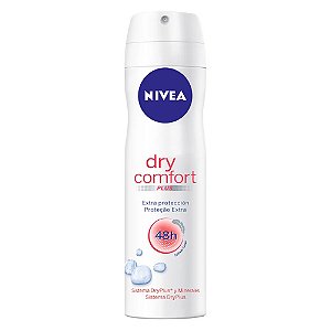Desodorante Aerossol Nivea Feminino Dry Comfort Plus Proteção Extra 150Ml - Embalagem 1X150 ML