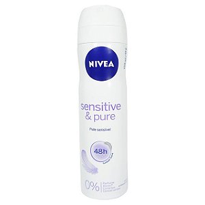 Desodorante Aerossol Nivea Feminino Sensitive / Sem Perfume - Embalagem 1X150 ML