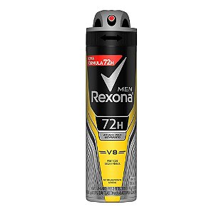 Desodorante Aerossol Rexona Masculino V8 Amarelo - Embalagem 1X89 GR