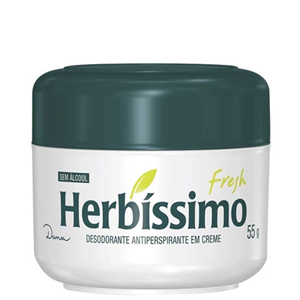 Desodorante Creme Herbissimo Fresh - Embalagem 12X55 GR - Preço Unitário R$4,88