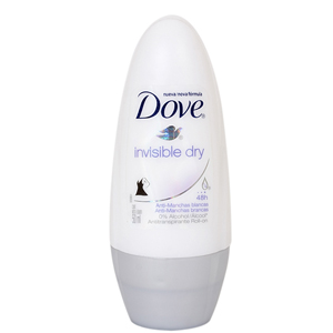Desodorante Rollon Dove Feminino Invisible Dry - Embalagem 1X50 ML