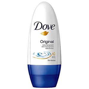 Desodorante Rollon Dove Original Branco / Anil - Embalagem 1X50 ML