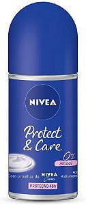 Desodorante Rollon Nivea Feminino Protect Care - Embalagem 1X50 ML