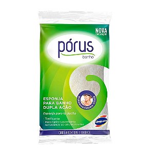 Esponja Bucha De Banho Porus - Embalagem 24X1 UN - Preço Unitário R$2,38