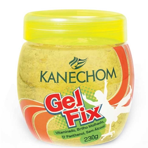 Gel Fixador De Cabelo Kanechom Amarelo - Embalagem 12X230 GR - Preço Unitário R$4,56