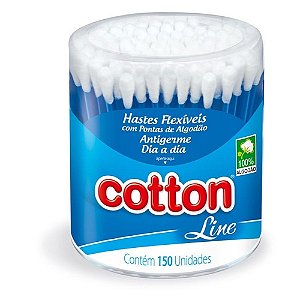 Hastes Flexiveis Cotton Line Pote - Embalagem 1X150 UN