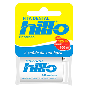 Fio Dental Hillo Fita Flip Promocional - Embalagem 12X125 MT - Preço Unitário R$3,92