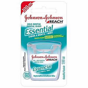 Fio Dental Johnson Menta Essencial - Embalagem 12X100 MT - Preço Unitário R$14,09