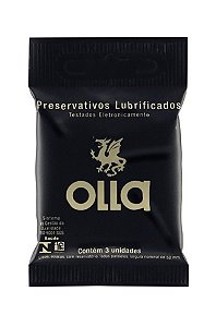 Preservativo Olla Tradicional - Embalagem 12X3 UN - Preço Unitário R$4,61