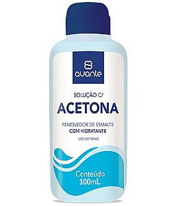 Acetona Avante Removedor De Esmalte Azul - Embalagem 12X100 ML - Preço Unitário R$3,12