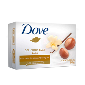 Sabonete Dove Hidratante Delicious Care Karite Promocional - Embalagem 6X90 GR - Preço Unitário R$4,23