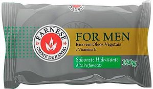 Sabonete Farnese Hidratante For Men - Embalagem 6X180 GR - Preço Unitário R$3,35