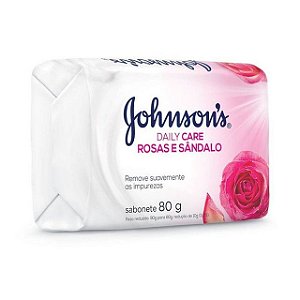 Sabonete Johnson Rosas E Sandalo - Embalagem 12X80 GR - Preço Unitário R$2,61