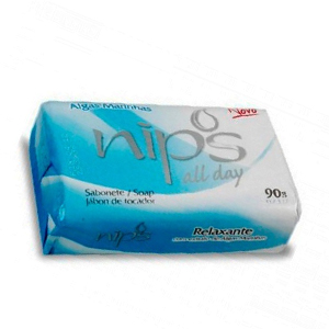 Sabonete Nips Suave Azul - Algas Marinhas - Embalagem 12X85 GR - Preço Unitário R$1,16