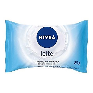 Sabonete Nivea Hidratante Suave Leite - Embalagem 12X85 GR - Preço Unitário R$2,79