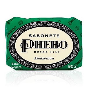 Sabonete Phebo Amazonia - Verde - Embalagem 12X90 GR - Preço Unitário R$4,68