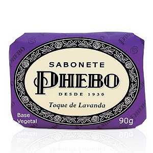 Sabonete Phebo Toque De Lavanda - Roxo - Embalagem 12X90 GR - Preço Unitário R$4,61